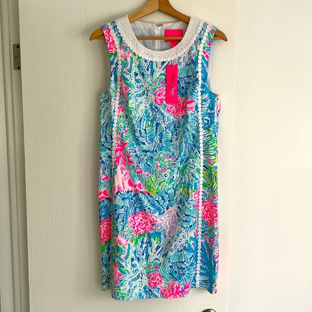 NWT Lilly Pulitzer Mila Shift Dress Sink or Swim sz 8